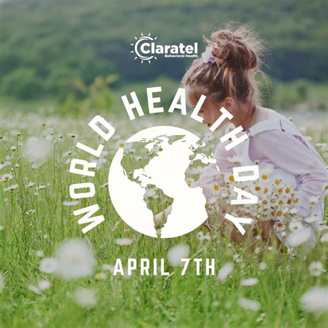 Claratel Behavioral Health on LinkedIn: It’s World Health Day! Take ...