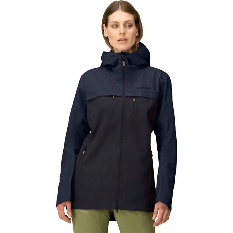 Norrona femund cotton Jacket Women - Navy Blazer | BIKE24