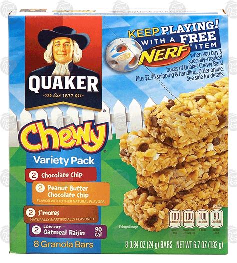 Groceries-Express.com Product Infomation for Quaker Chewy variety pack ...