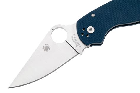 Spyderco Para 3 CPM SPY27 C223GPCBL Cobalt Blue G10 pocket knife ...