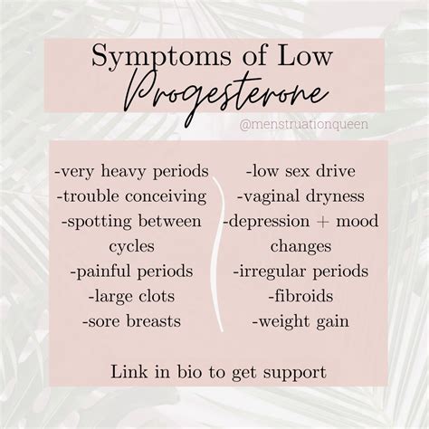 Symptoms of low progesterone save this one – Artofit