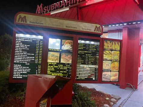 Mr. Submarine Menu - Updated November 2025