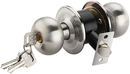 Dorset Cylindrical Door Lock with 3 Keys - 60 mm Cylinder Door Lock for ...