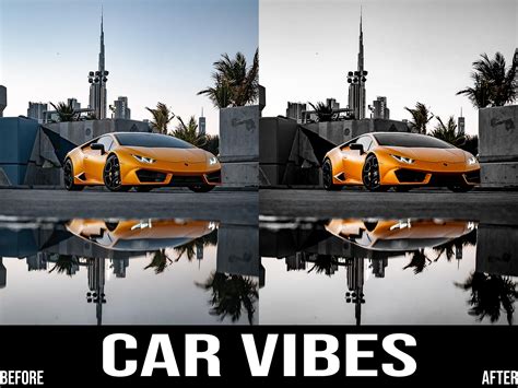 25 CAR VIBES PRESETS Mobile & Desktop Lightroom Automotive Sport Car ...