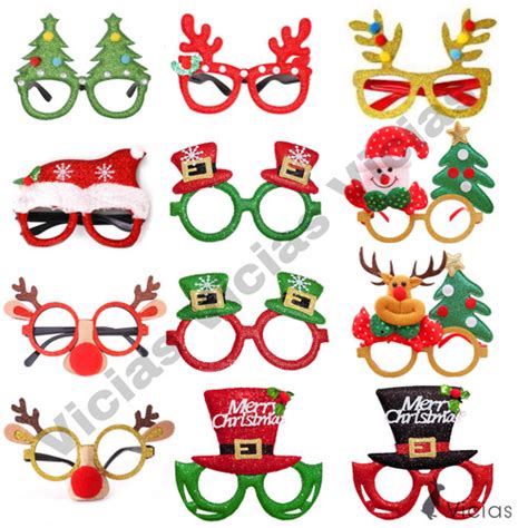 Jual G-02 Kacamata Aksesoris Pesta Natal Christmas Glasses GLITTER ...