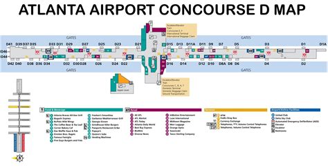 Atlanta Airport Map - Guide to ATL Terminals & Concourses