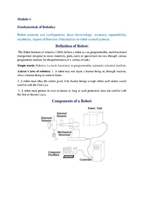 24ETC151&251 - Robotics Fundamentals: Anatomy, Control, and ...