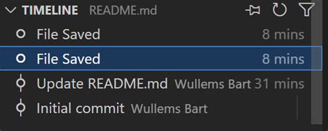 Image result for Visual Studio Code Timeline