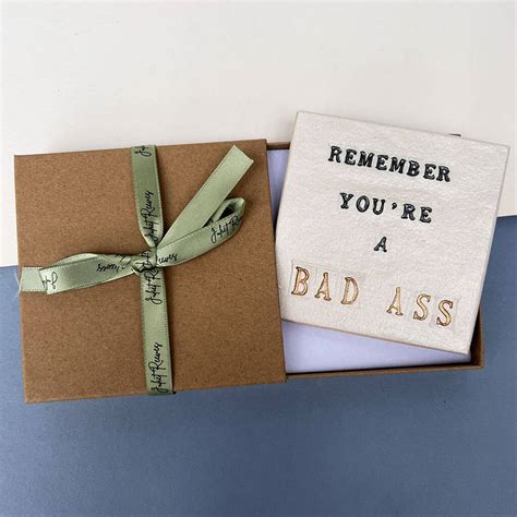 Remember You're A Bad Ass Greetings Card By Juliet Reeves Designs