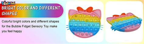 Toyshine Pack of 1- Kitty- Fidget Popping Sounds Toy, Pop Bubble, BPA ...