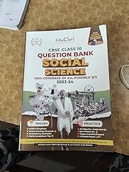 Educart CBSE Class 10 SOCIAL SCIENCE Question Bank 2023-24 (NCERT based ...