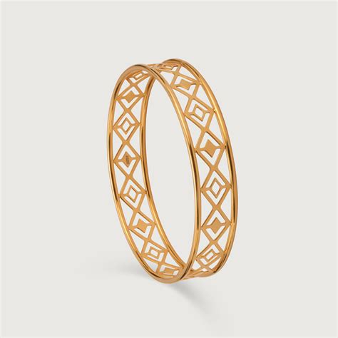Chic Warli 22KT Gold Bangle