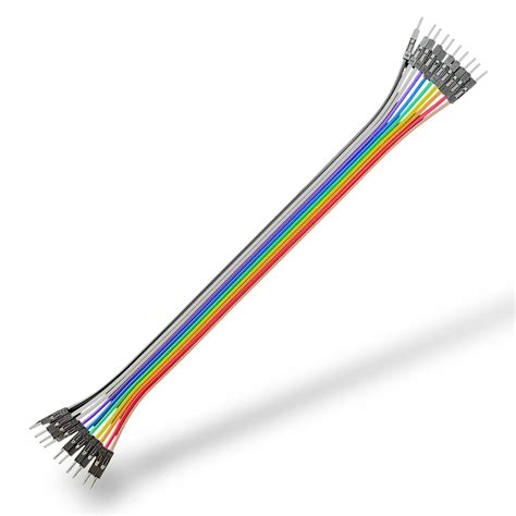 Male to Male Jumper Wire Pack of 10 | Breadboard Connecting Cables for ...