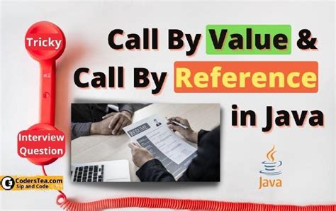 Call By Value & Call By Reference in Java | CodersTea