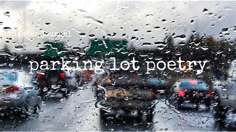 lenten journal: parking lot poetry | don't eat alone