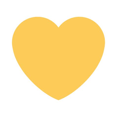 Yellow Heart Emoji