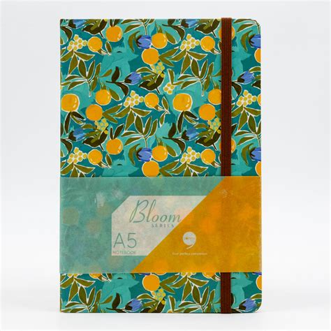 Bloom Series A5 Size Hard Bound Notebook – Comma