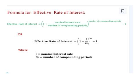 Image result for Effective Compound Interest Rate