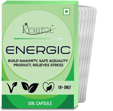 Remitol Energic Wellness Energy Capsule For Men To Ensure Effective ...