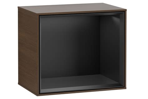 FINION Модуль 418x356x270 колір Walnut Veneer, поличка Black Matt + 1 ...