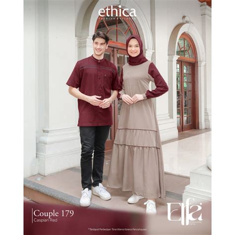 Jual Baju Couple Pasangan Lebaran Terbaru + Ethica COUPLE 179 CASPIAN ...