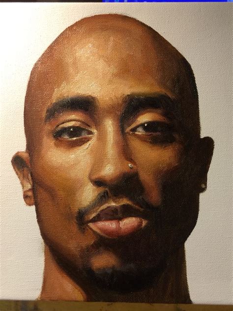 Tupac oil sketch for a friend on his birthday. | Tupac art, Aesthetic ...