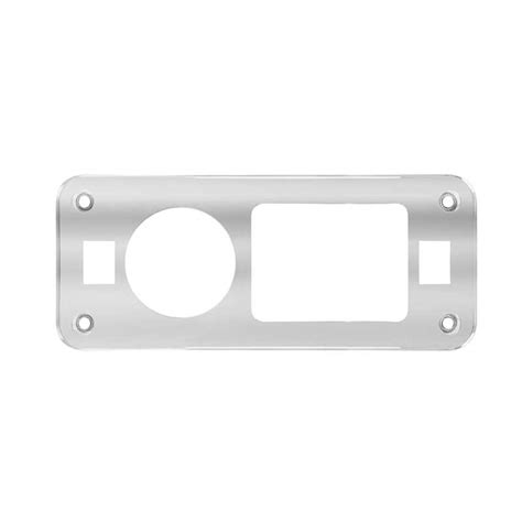 GG Grand General 67043 Chrome Plastic Ceiling Light Trim for Peterbilt ...