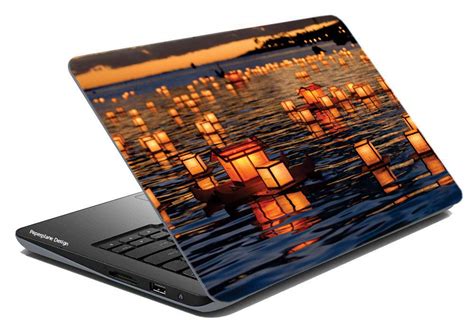Paper Plane Design Laptop Skin Cover for All Models up to 17 inch ...