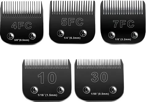 Amazon.com: 10 Blades Dog Grooming Blades Compatible with Andis/Oster ...