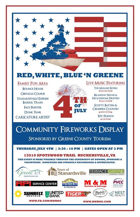 2024 Red, White, Blue n Greene, 13510 Spotswood Trl, Ruckersville, VA ...
