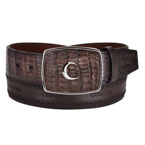 Mens Caiman Cuadra Belt Dark Brown