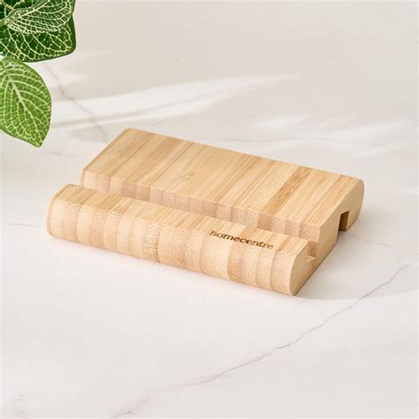 Buy Spinel Rutgers Bamboo Mobile and Tab Holder from Home Centre at ...