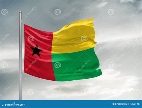 National Flag of Guinea-Bissau Stock Photo - Image of politics, achieve ...