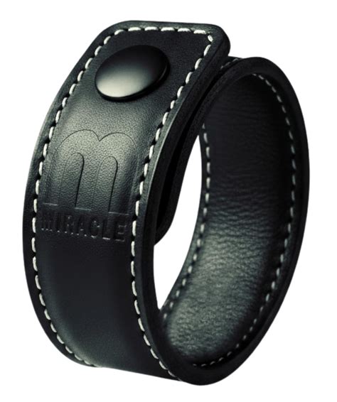Buy Bio Magnetic Bracelet – Genuine 100% Leather and Miracle Triple ...