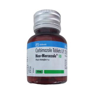 Neo Mercazole 10 MG Tablet (130): Uses, Side Effects, Price & Dosage ...