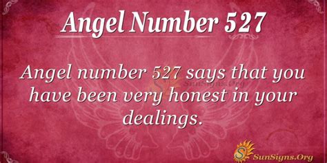 Angel Number 527 Meaning: Take Control - SunSigns.Org