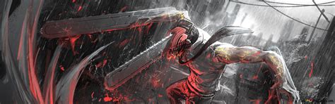 Denji hybrid from Chainsaw man 4K wallpaper download