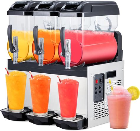 Amazon.com: 36L/9.6 Gal Commercial Slushy Machine, Frozen Drink ...