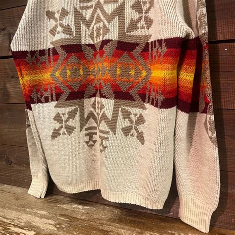 70’s PENDLETON Shawl Coller Sweater | DESERTSNOW