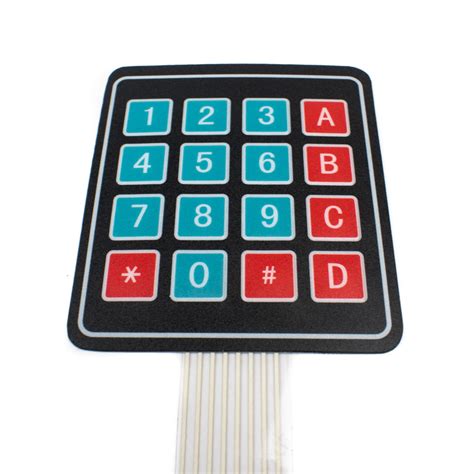 Buy 4x4 Matrix Membrane Keypad Arduino Online| Hnhcart
