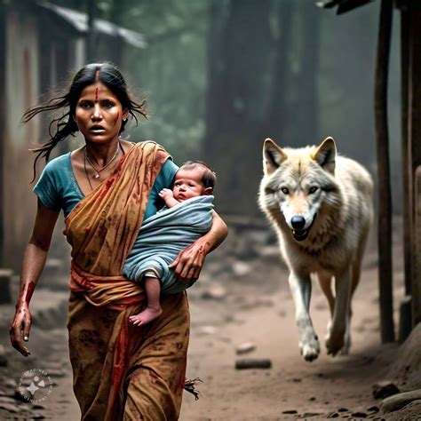 भेड़िये से अकेले ही भिड़ गई मां, बेटे को पीठ पर टांग खुदपर सहे सारे वार ...