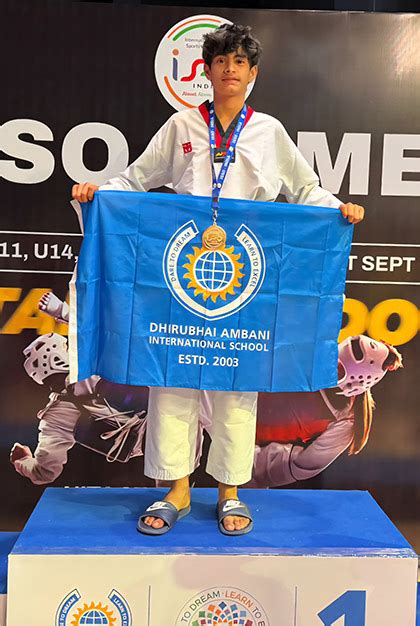 Taekwondo Achievements by Students | Dhirubhai Ambani International School