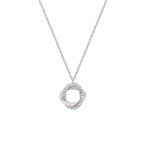 Buy the Silver Allure Pendant with Chain - Silberry