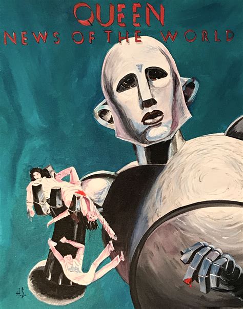 Queen Album Covers Robot