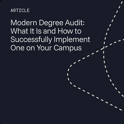 Modern Degree Audit and How to Implement One