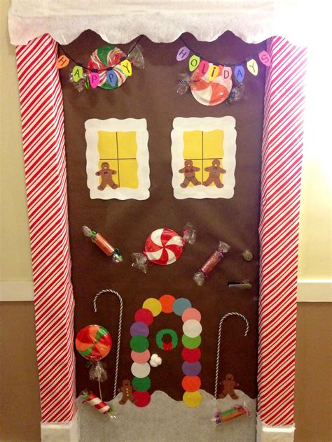 Gingerbread House Door Decor | Christmas door decorations