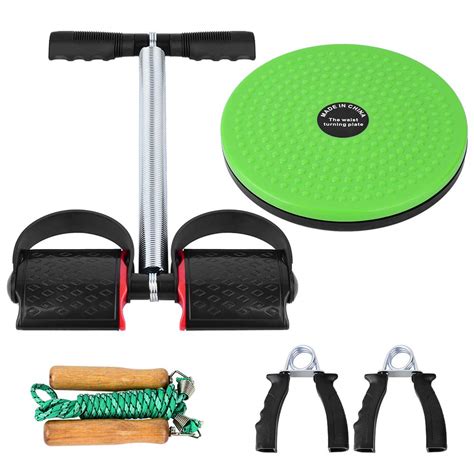 Buy 5 PCS Fitness Set with Spring Pedal Puller Waist Twist Board Hand ...