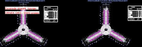 Proje Sitesi | Coverede otopark. kavram Autocad Projesi