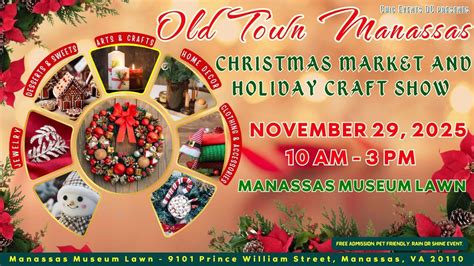 Old Town Manassas Christmas Market and Holiday Craft Show, Manassas ...