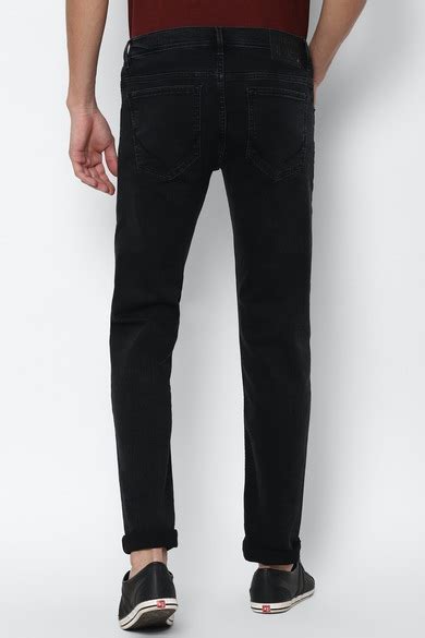 Buy Men Black Super Slim Fit Dark Wash Jeans Online - 657806 | Allen Solly
